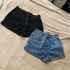 American Eagle hi rise shorts